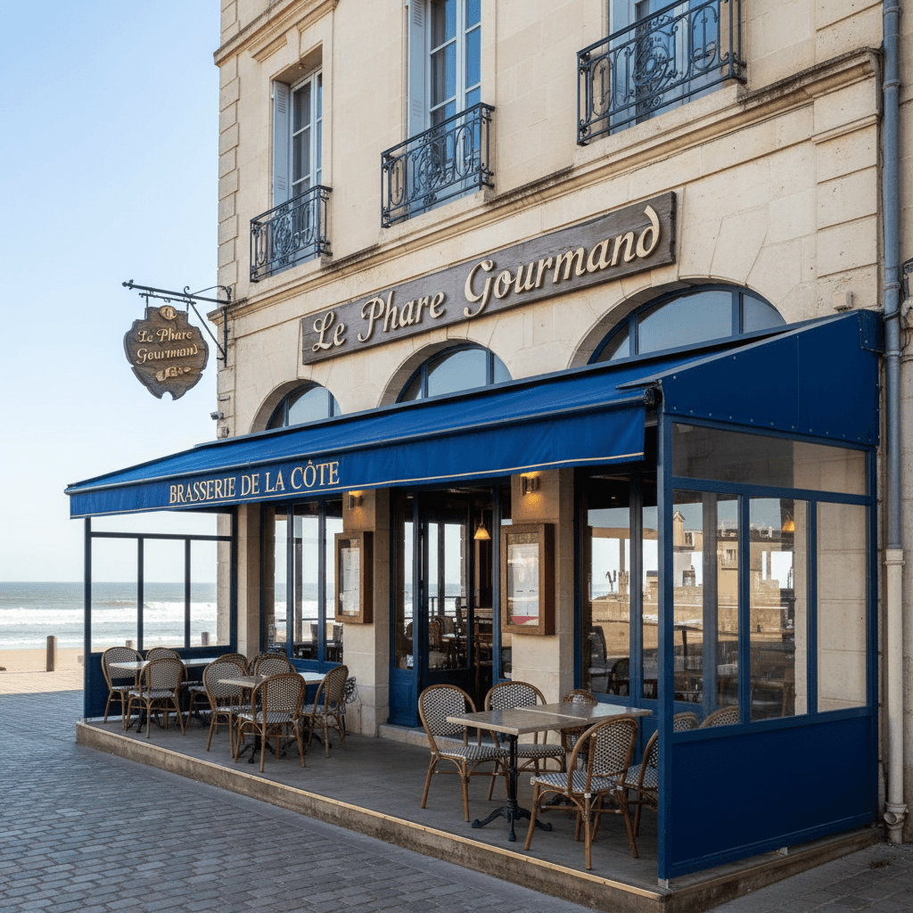 Bar-brasserie 140m² à La Roche-Sur-Yon : terrasse - licence IV - Image 1