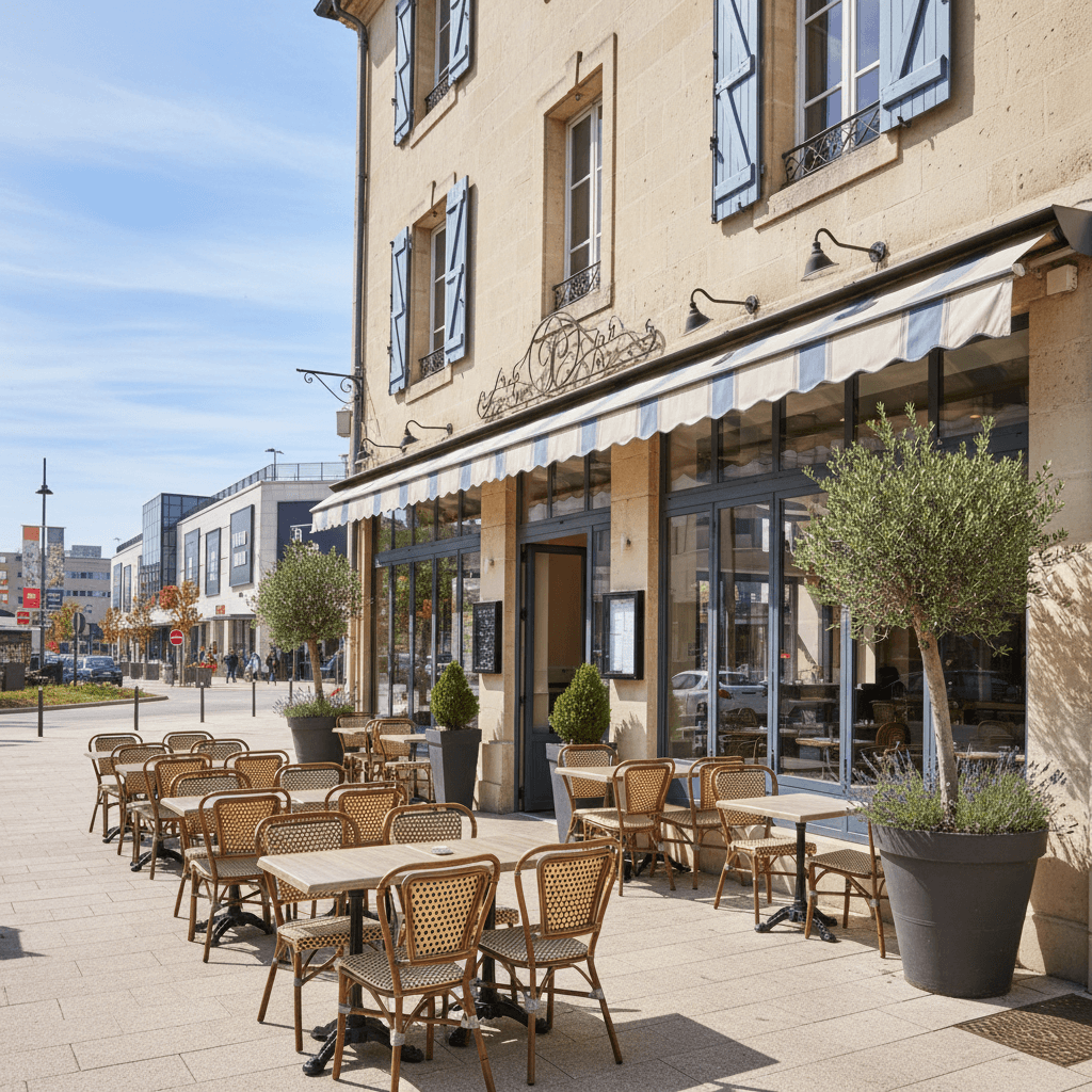Restaurant 450m² à Vaucluse : terrasse - licence IV - Image 1