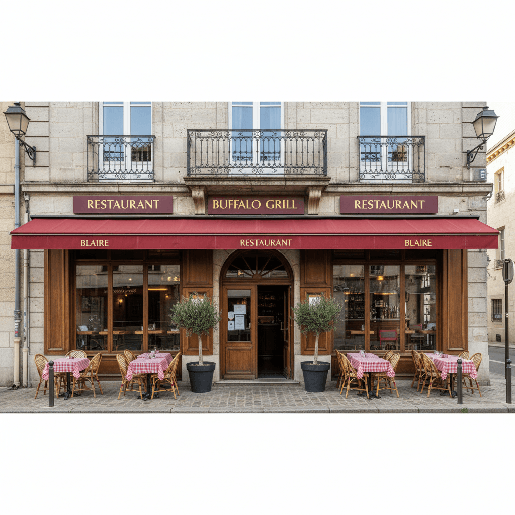 Restaurant 400m² à Chaumont : terrasse - licence IV - Image 1