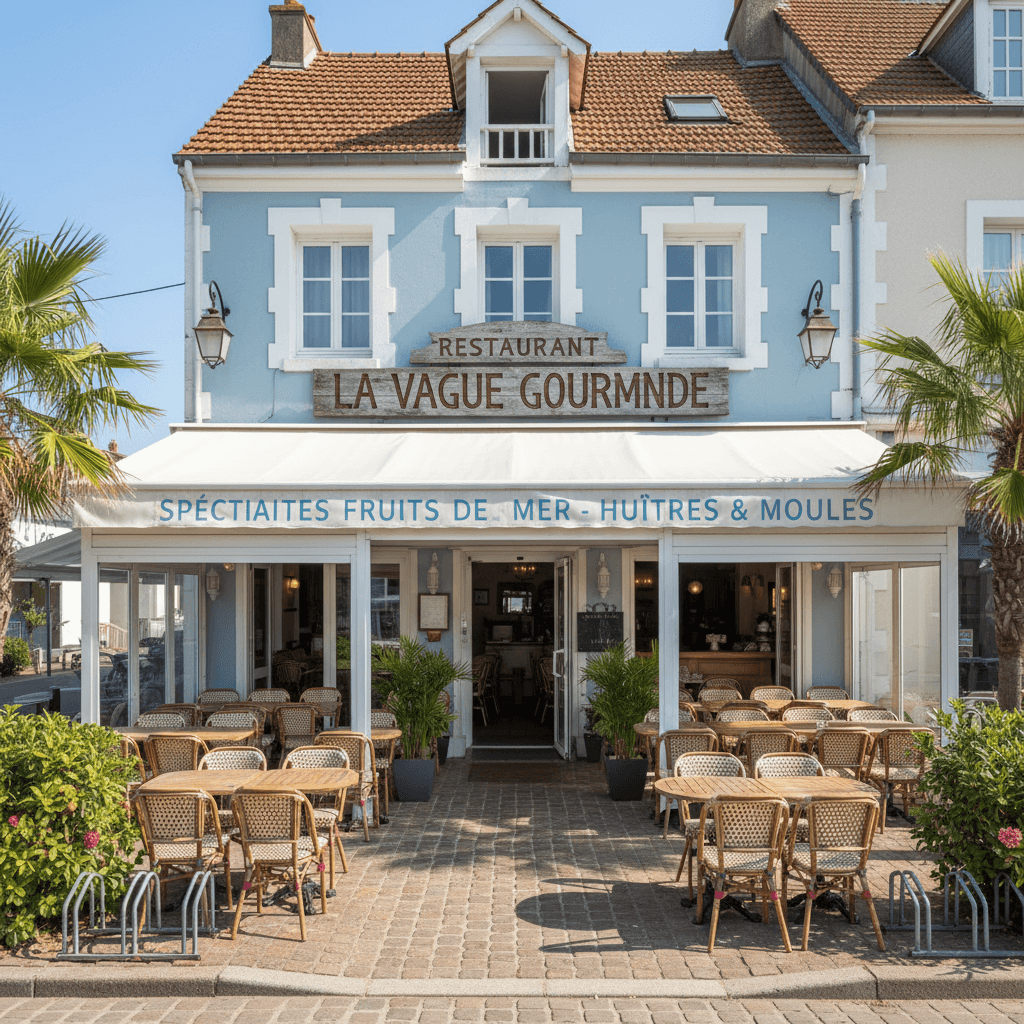 Restaurant 170m² à La Tranche-Sur-Mer : terrasse - extraction