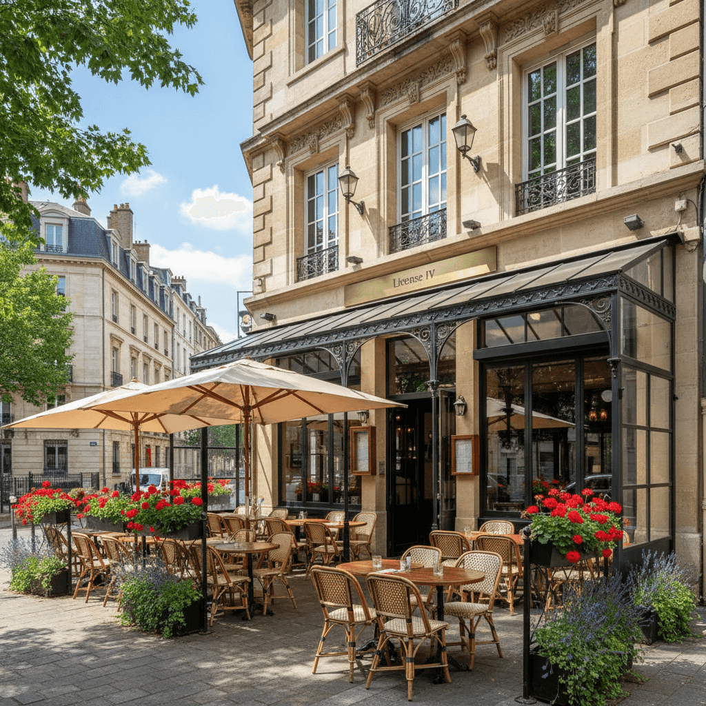 Bar-restaurant 50 couverts à Oullins-Pierre-Bénite : terrasse - licence IV - Image 1