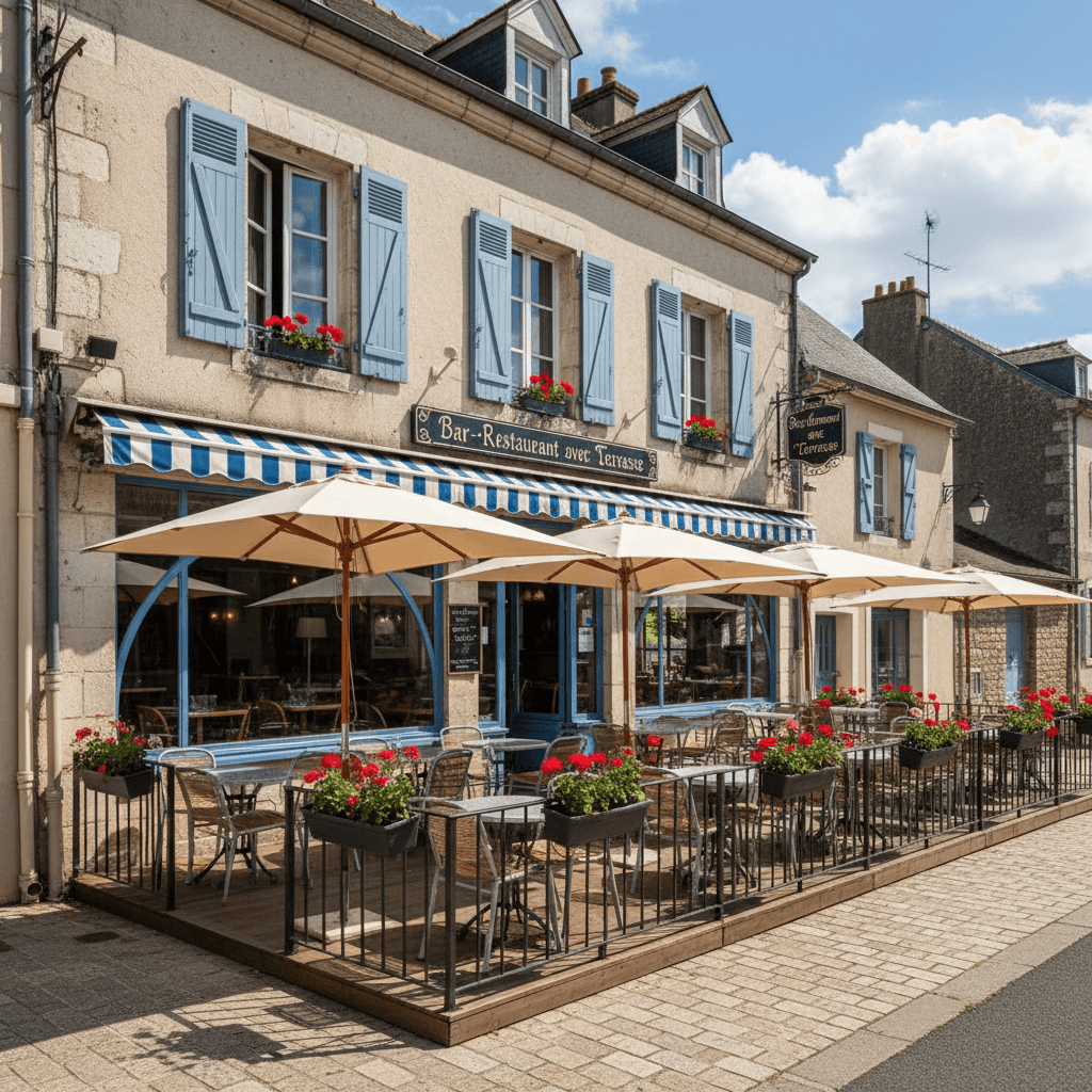 Restaurant 175m² à Magnac-Sur-Touvre : terrasse - licence IV - Image 1