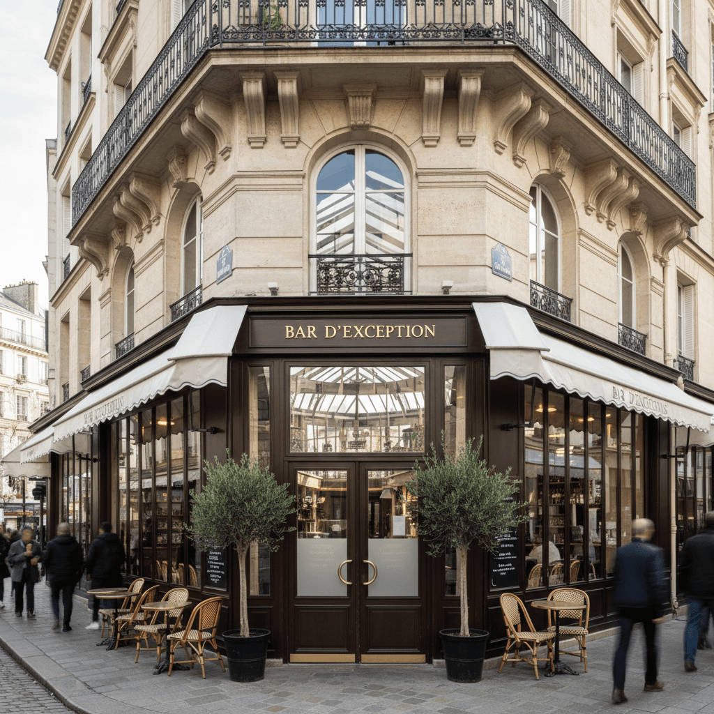 Bar d'exception à Paris - Emplacement stratégique