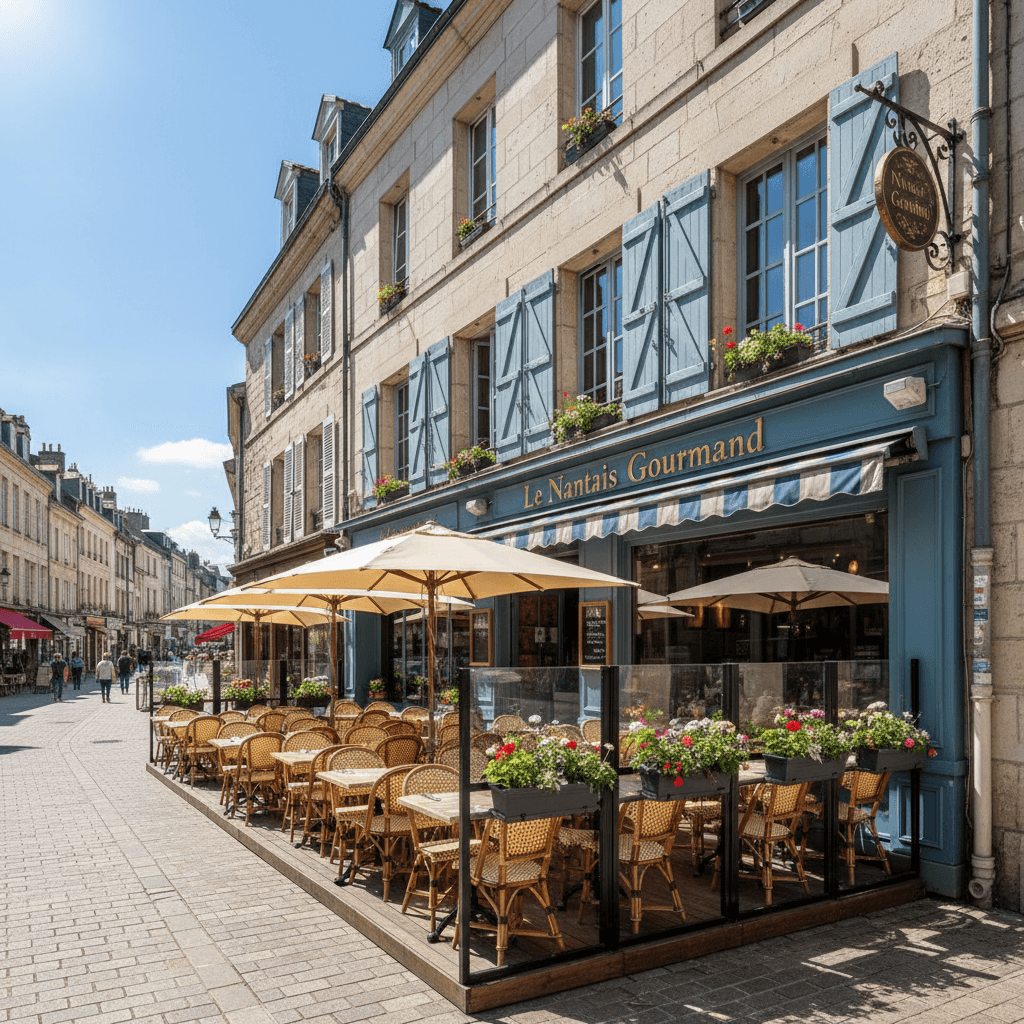 Restaurant 60m² à Nantes : terrasse - licence IV - Image 1