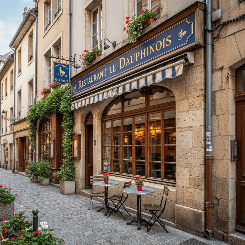 Restaurant 37m² à Grenoble : terrasse - licence IV