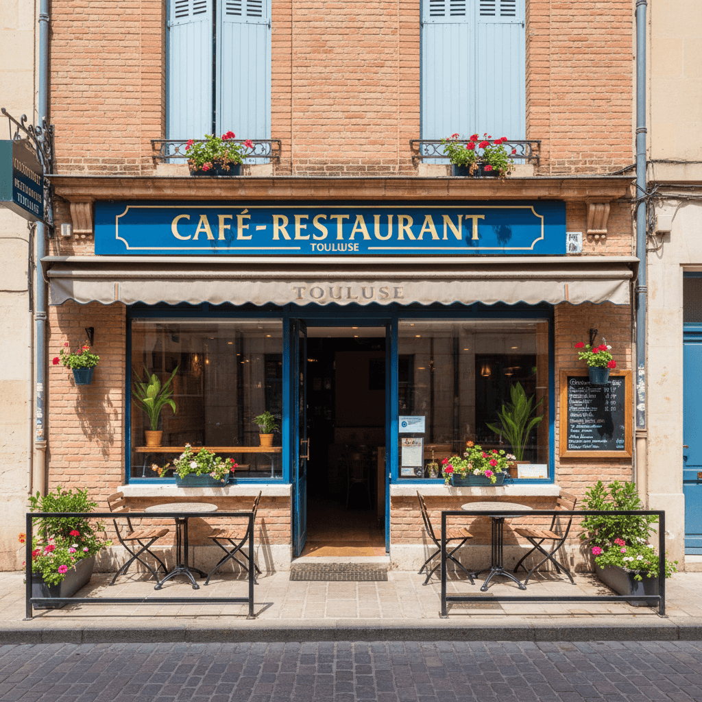 Restaurant 80m² à Toulouse : terrasse - licence IV - Image 1