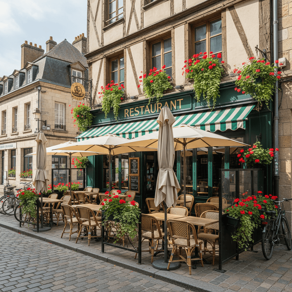 Restaurant 75m² à Nantes : terrasse - Image 1