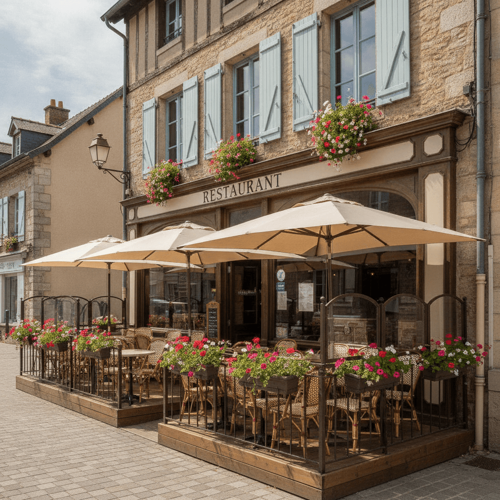 Restaurant 182m² à Châteaubriant : terrasse - licence IV - Image 1