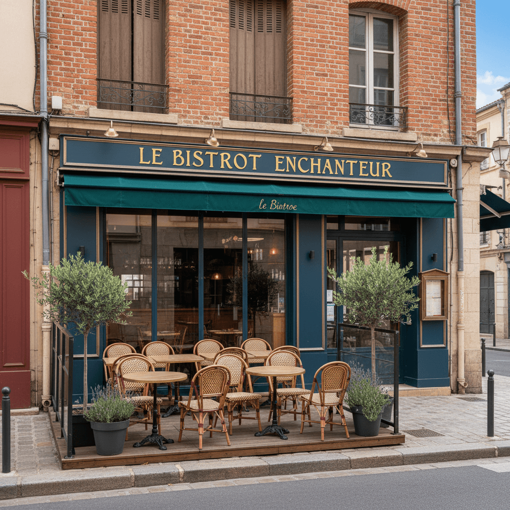 Restaurant 70m² à Toulouse : terrasse - extraction - Image 1