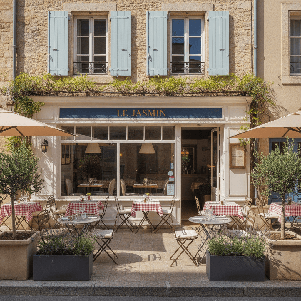 Restaurant à Avignon : terrasse - Image 1