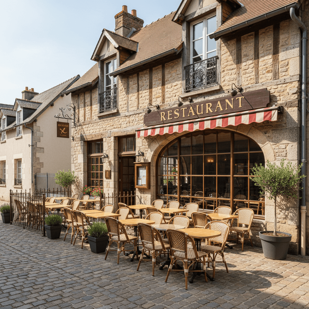 Restaurant 194m² à La Madelaine-Sous-Montreuil : terrasse - licence IV - Image 1