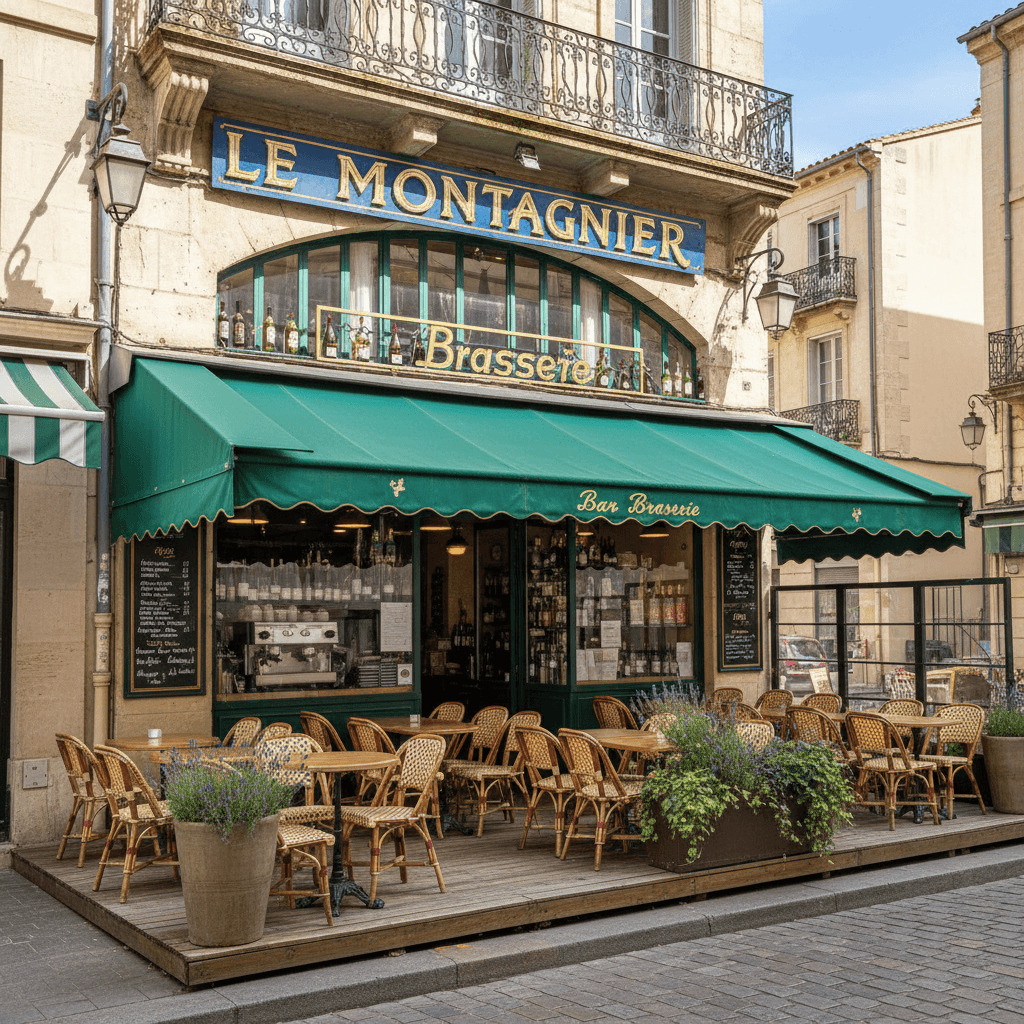 Bar-brasserie à Montpellier : terrasse - licence IV