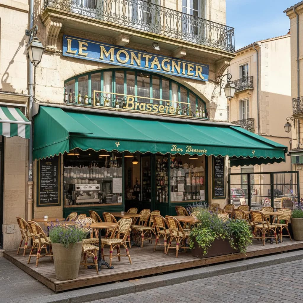 Bar-brasserie à Montpellier : terrasse - licence IV - Image 1