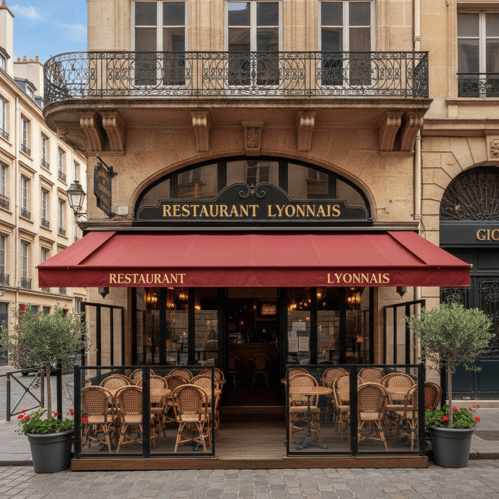 Restaurant à Lyon : terrasse - licence IV