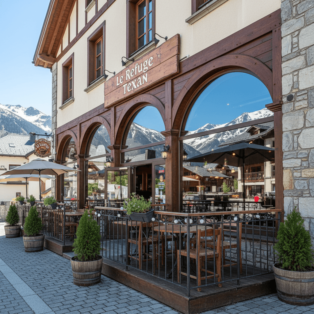 Restaurant 178m² à Tignes : terrasse - Image 1