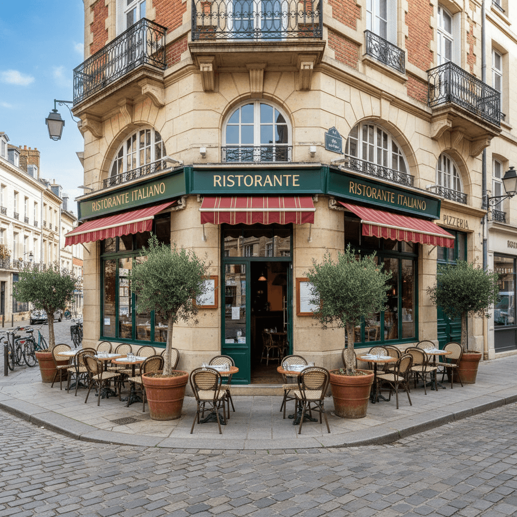 Restaurant à Lille : terrasse - extraction