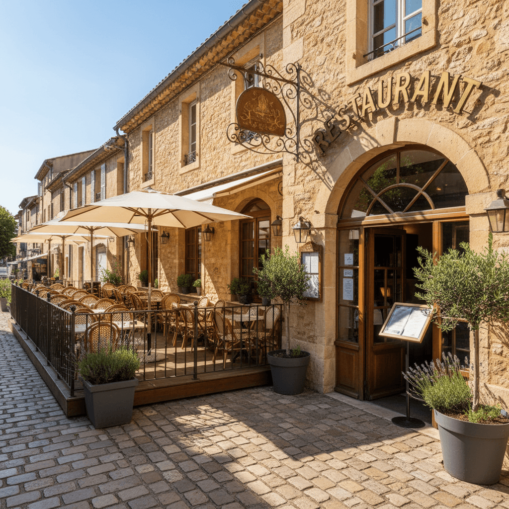 Restaurant 155m² à Aix-En-Provence : terrasse - extraction