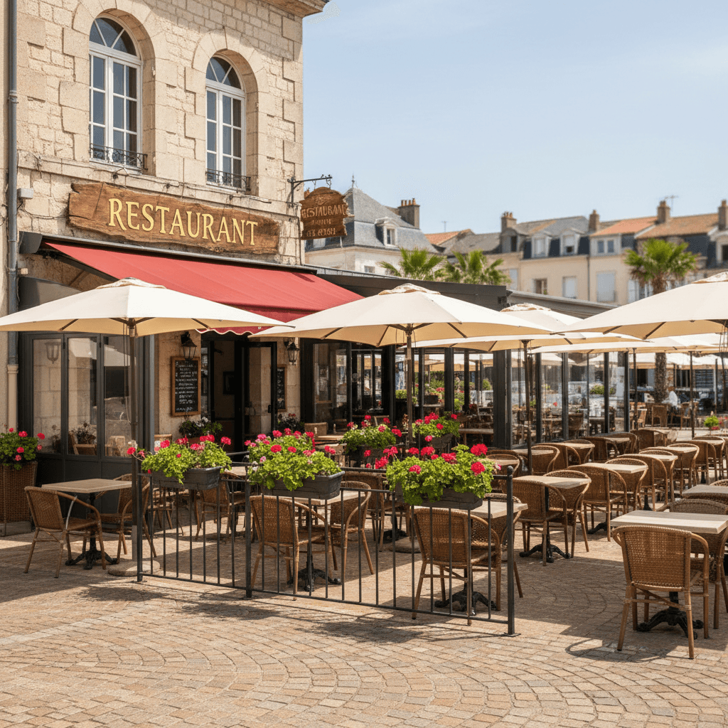 Restaurant 100m² à Saint-André : terrasse - licence IV - Image 1