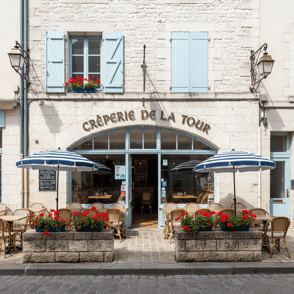 Restaurant 70m² à La Rochelle : terrasse - cuisine équipée - Image 1