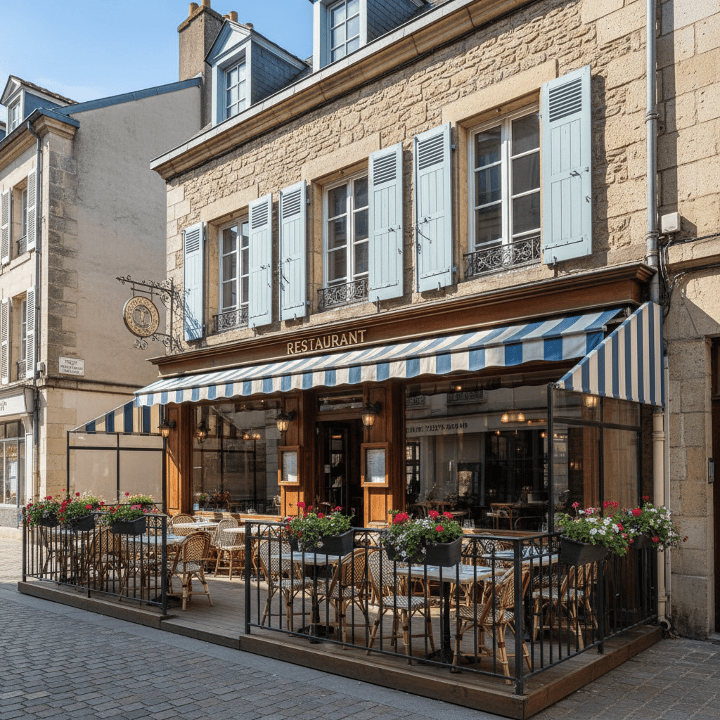 Restaurant 140m² à Nantes : terrasse - licence IV