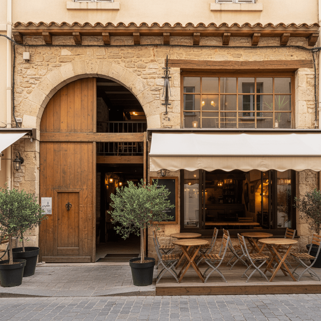 Bar-brasserie 100m² à Marseille : terrasse - licence IV