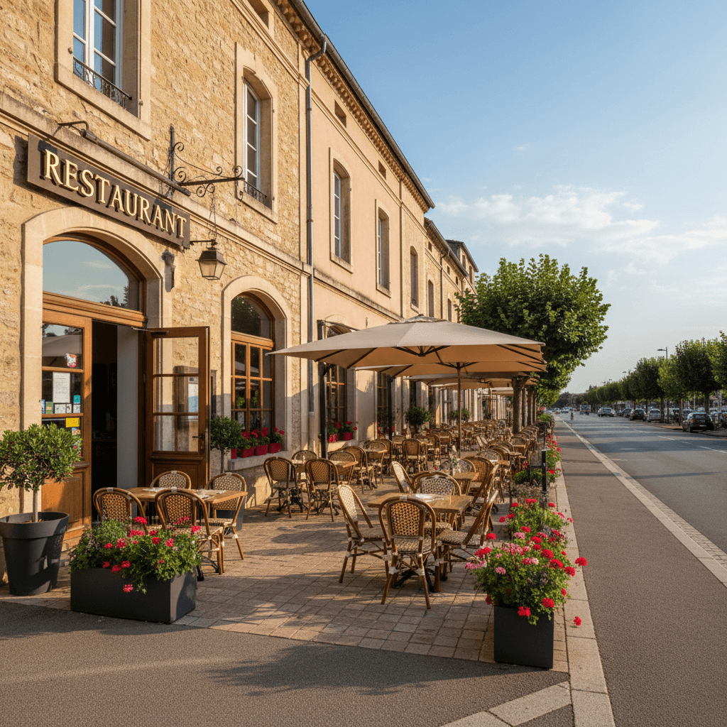 Restaurant 400m² à Muret : terrasse - licence IV - Image 1