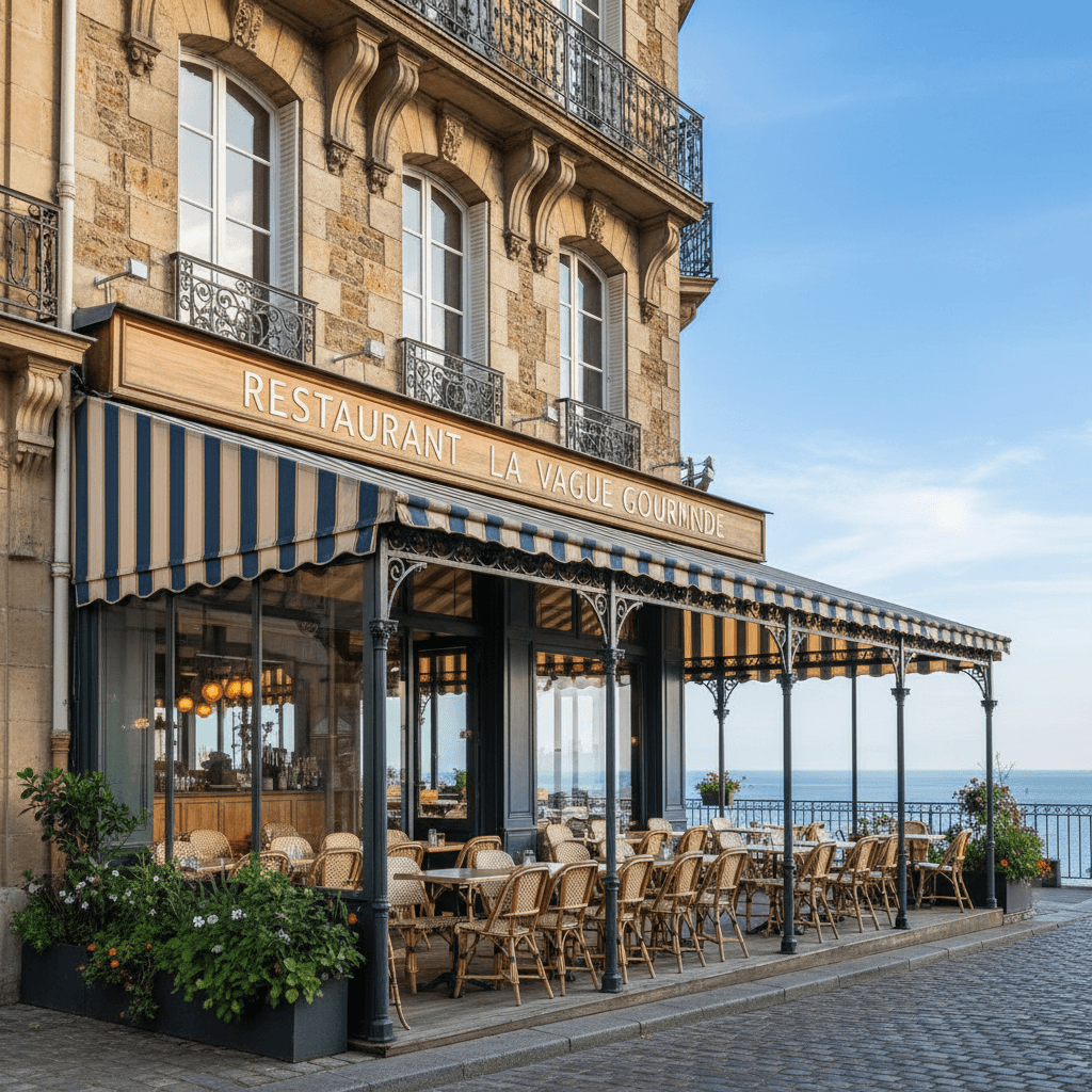 Restaurant à Nantes : terrasse - extraction - Image 1