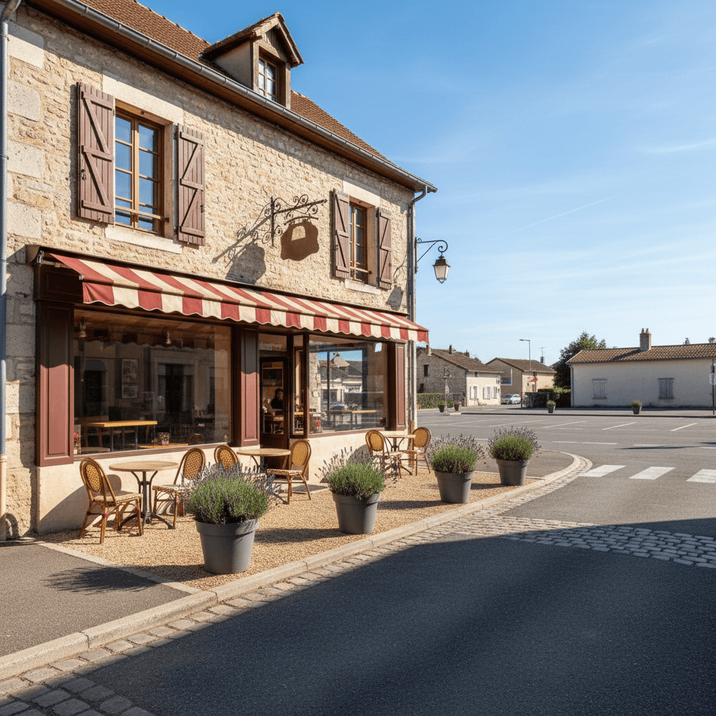Restaurant 700m² à Bletterans : terrasse - licence IV - Image 1