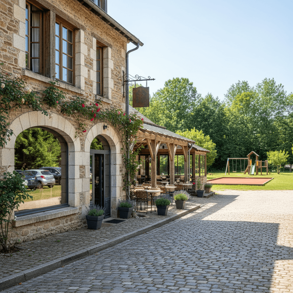 Restaurant à Grenoble : terrasse - parking