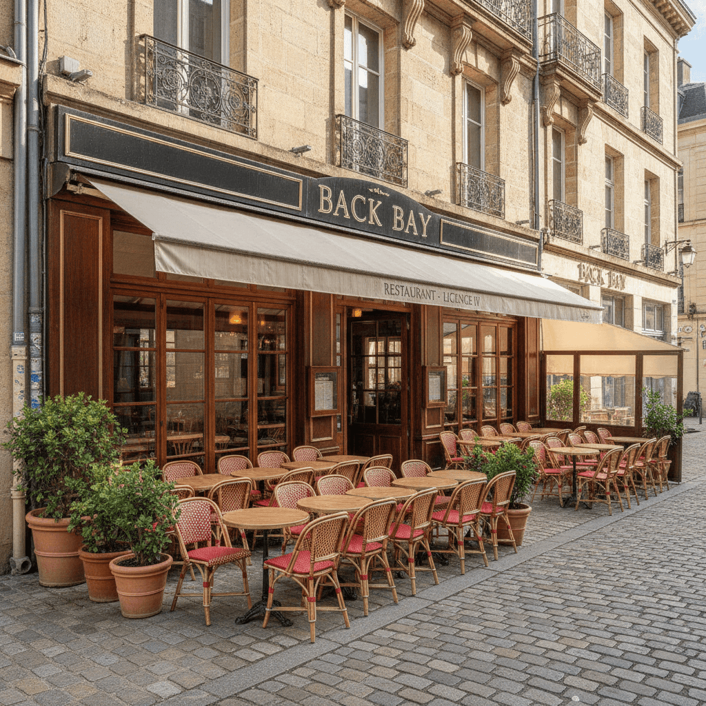 Restaurant 58m² à Nantes : terrasse - licence IV