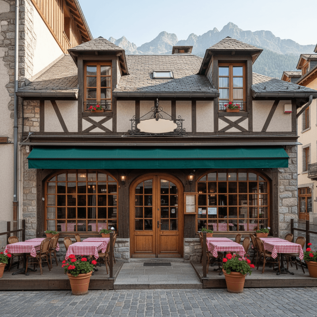 Restaurant 218m² à Bourg-Saint-Maurice : terrasse - extraction - Image 1