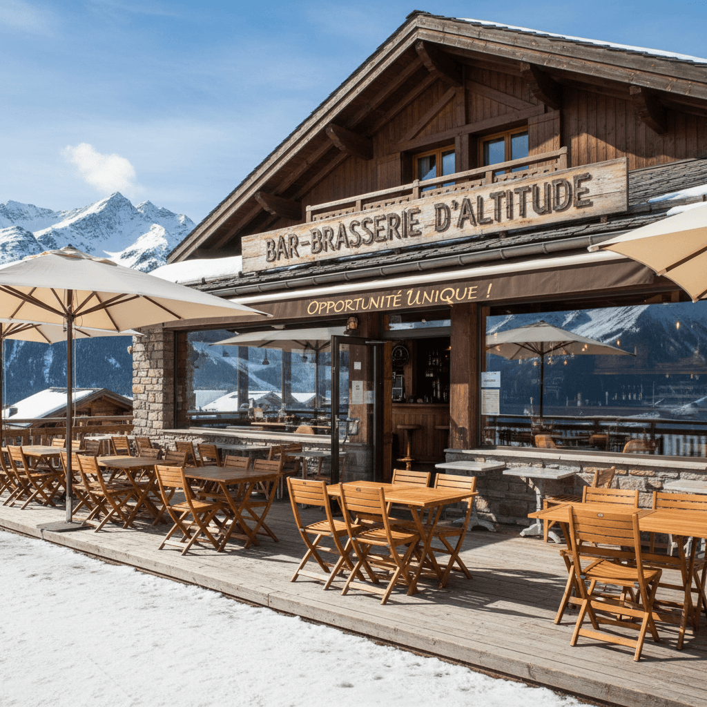 Bar-brasserie à Jacob-Bellecombette : terrasse - licence IV - Image 1