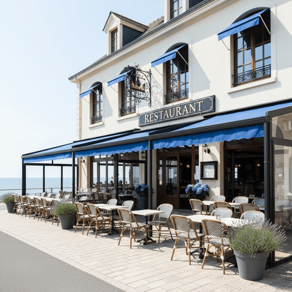 Restaurant 250m² à Saint-Jean-De-Monts : terrasse - extraction - Image 1