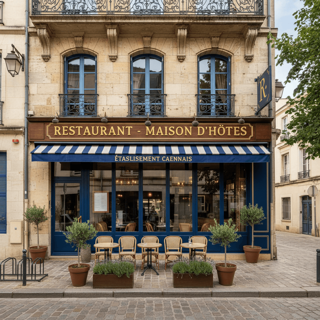 Restaurant à Caen : terrasse - licence IV - Image 1