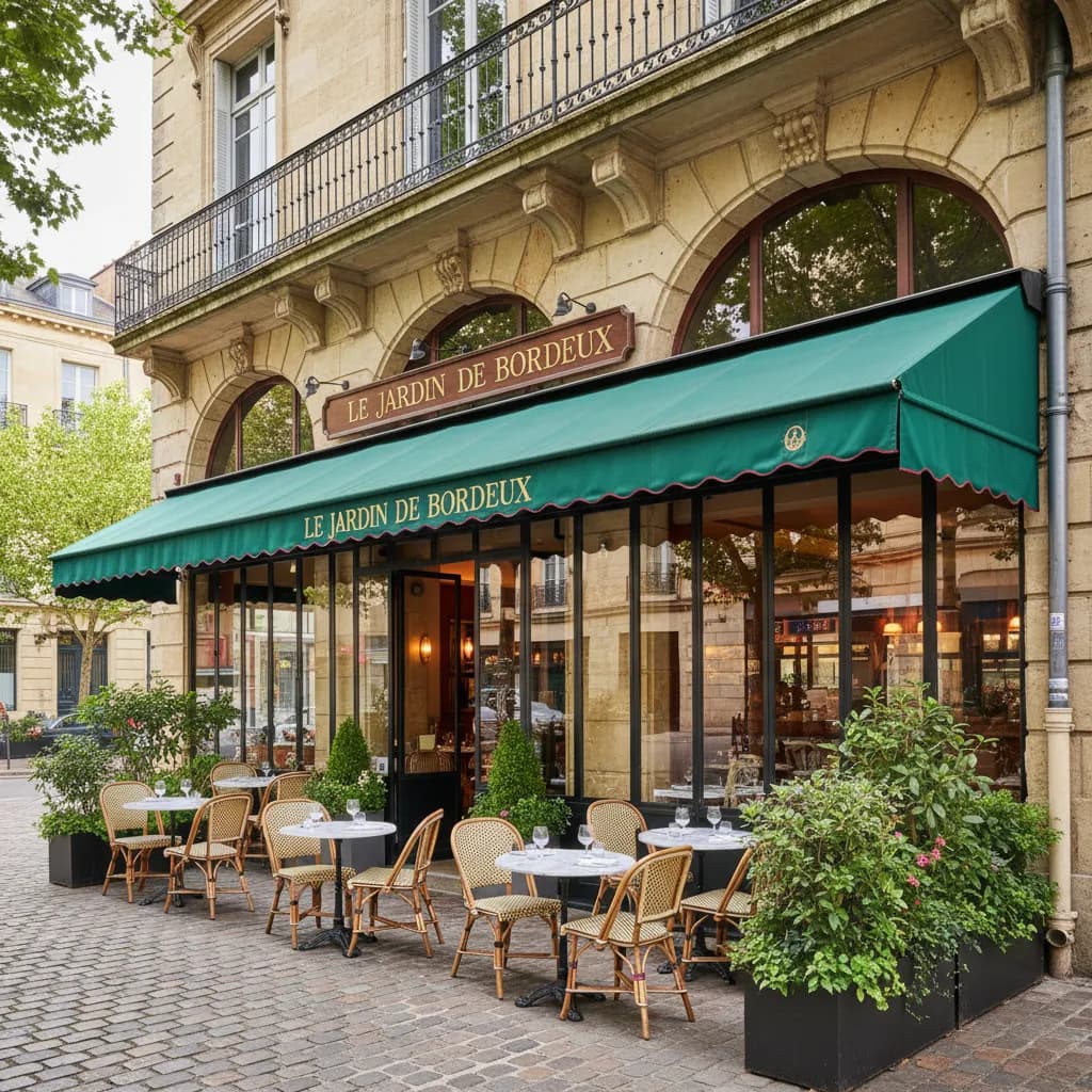 Restaurant 175m² à Bordeaux : terrasse - extraction - Image 1
