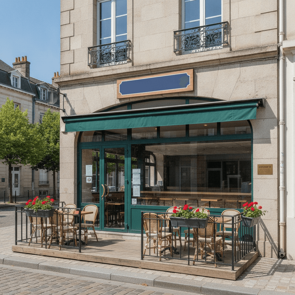 Fast-food 50m² à Saint-Nazaire : terrasse - licence IV - Image 1