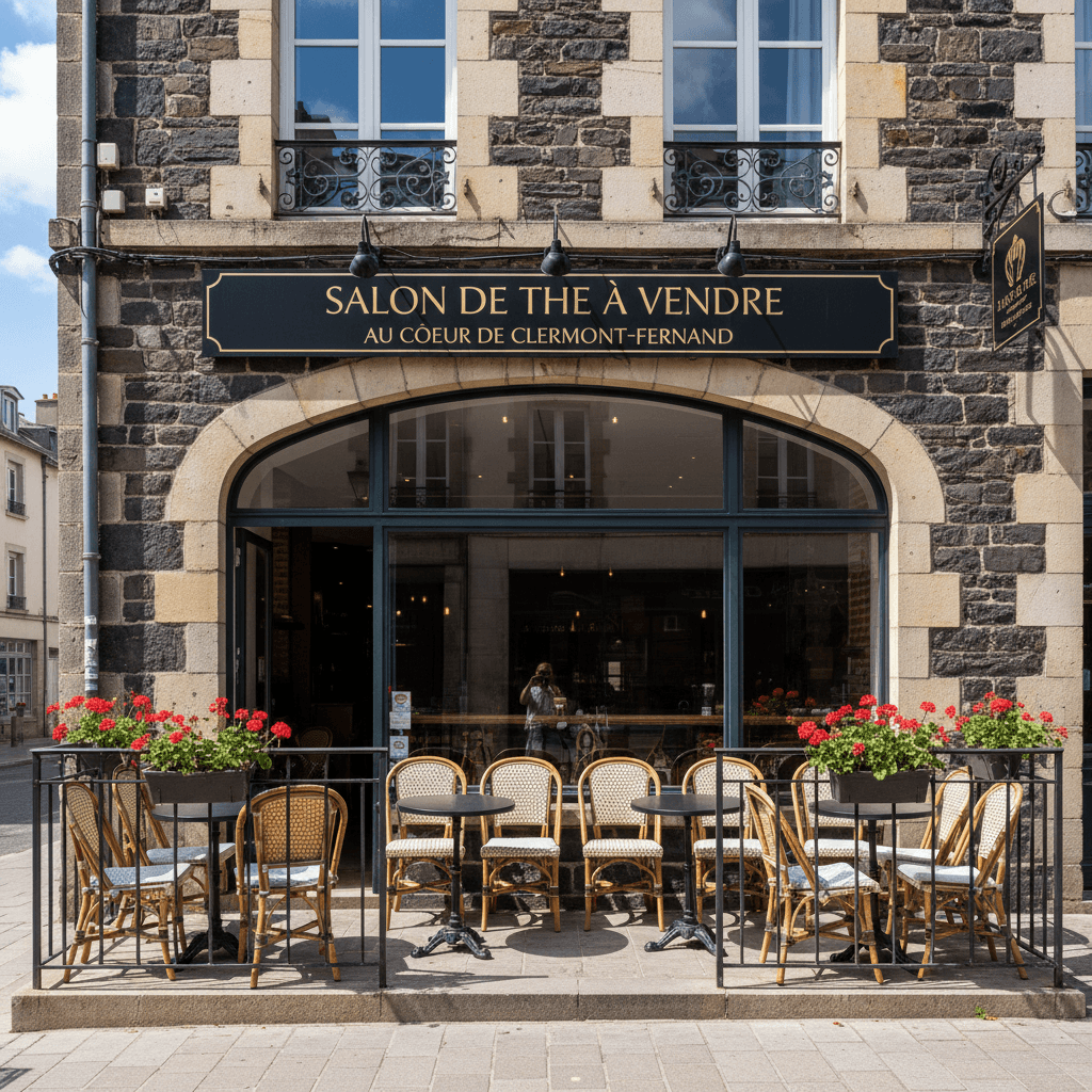 Snack 95m² à Clermont-Ferrand : terrasse - cuisine équipée