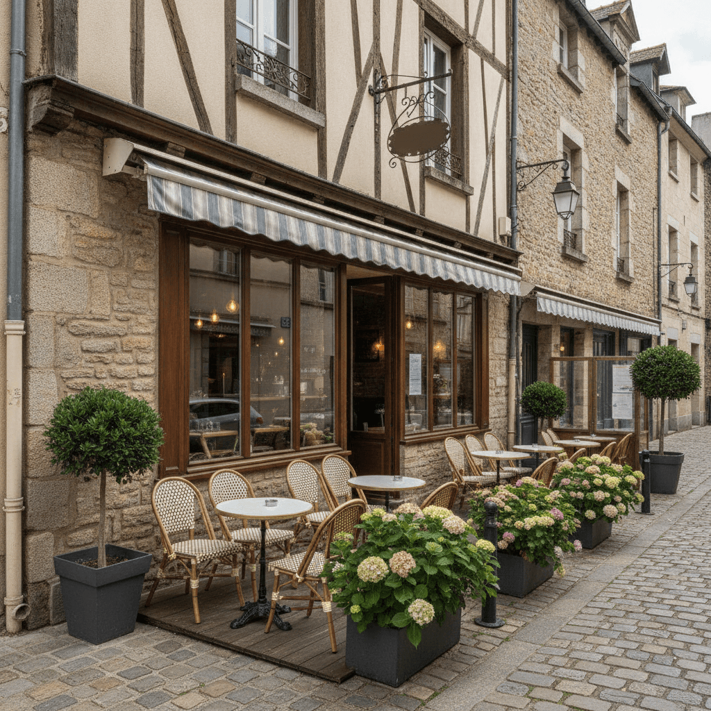 Restaurant à Vannes : terrasse - licence IV - Image 1