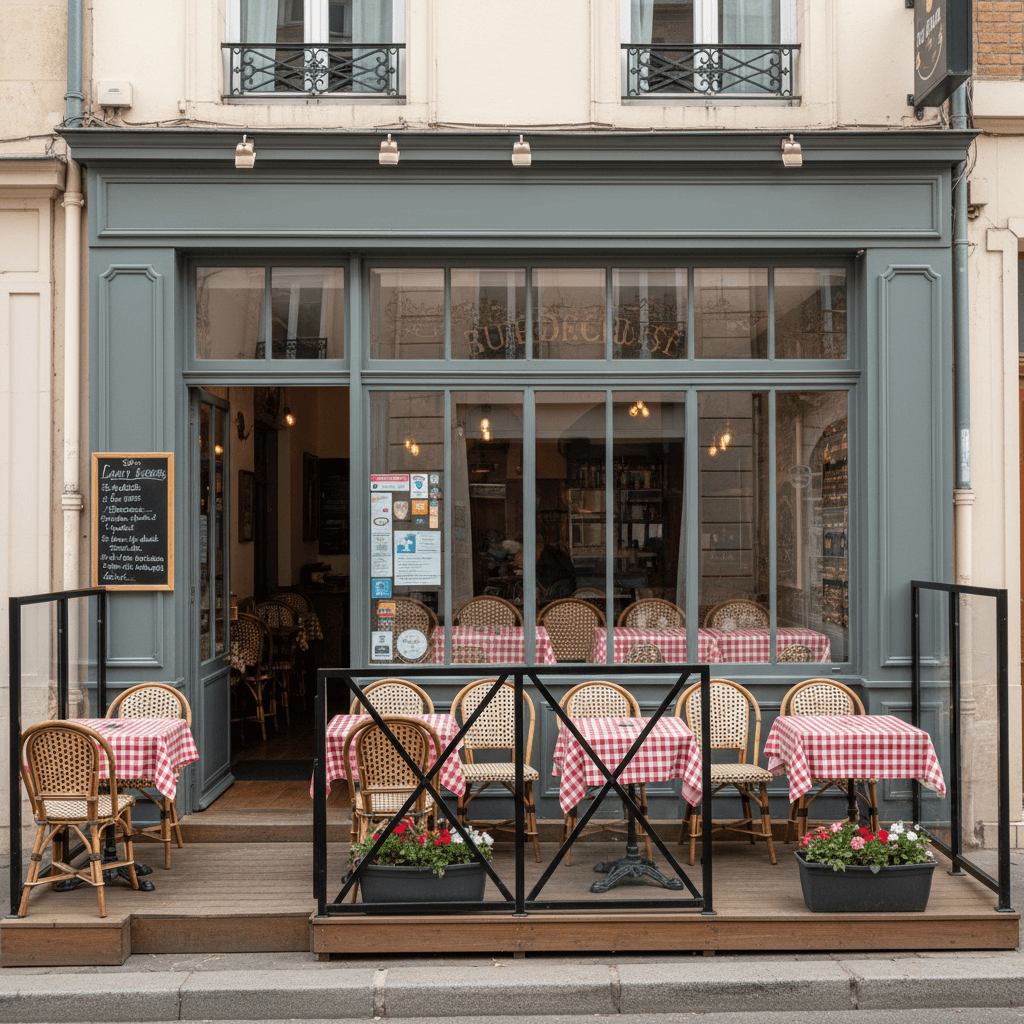 Restaurant à Nantes : terrasse - Image 1