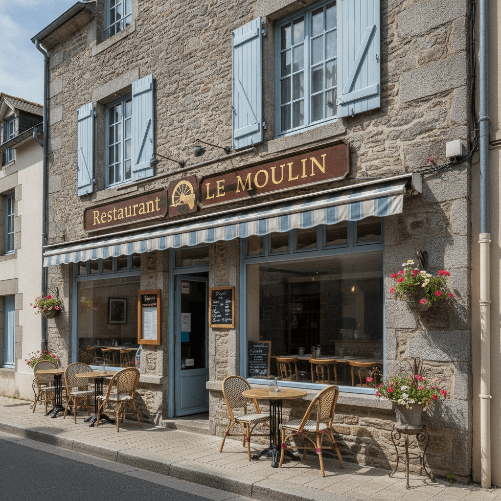 Restaurant 60m² à Quimper : extraction - cuisine équipée