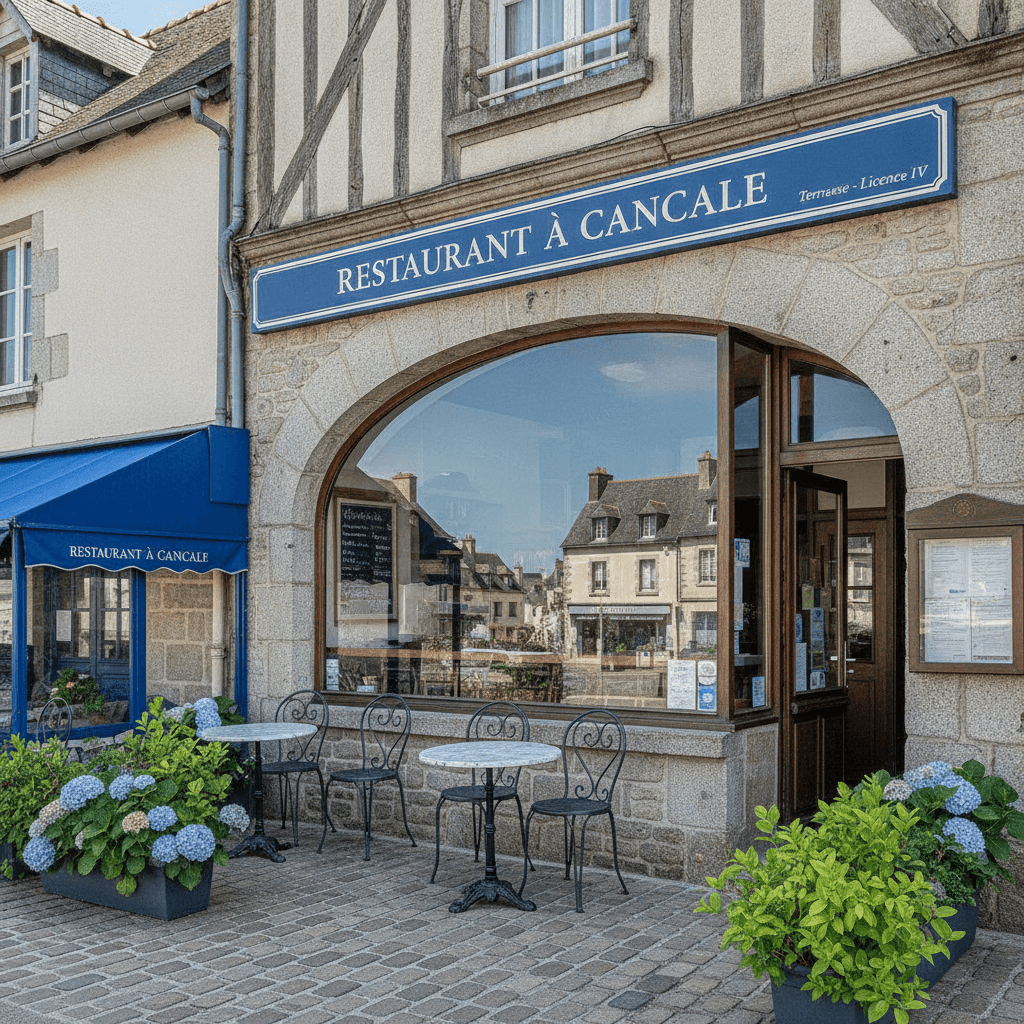 Restaurant à Cancale : terrasse - licence IV - Image 1