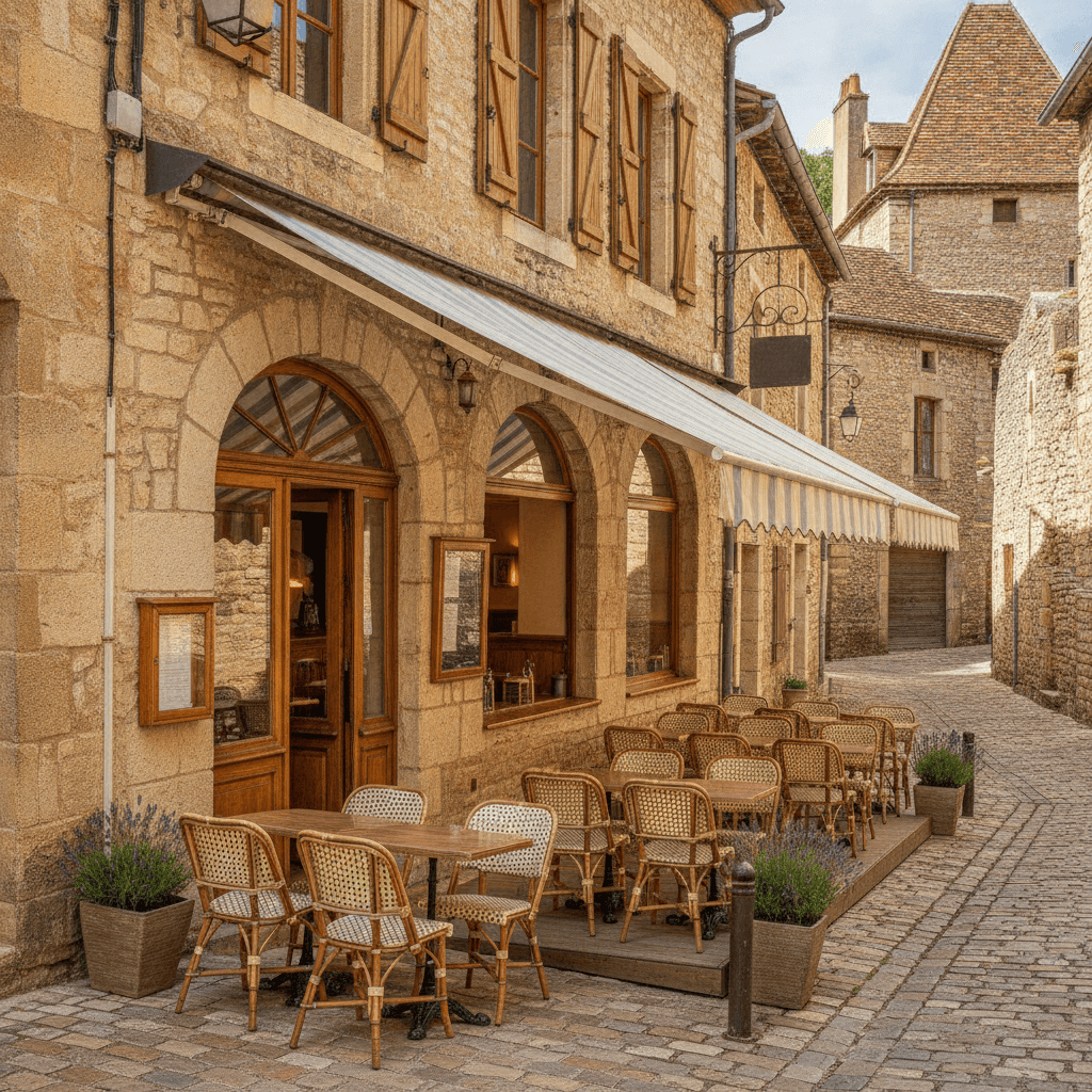 Restaurant 120m² à Lagrasse : terrasse - licence IV - Image 1