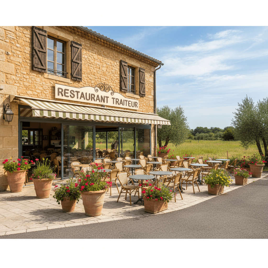 Restaurant 200m² à Brignoles : terrasse - Image 1