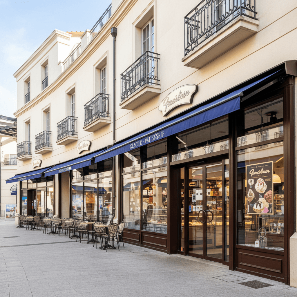 Snack 45m² à Cagnes-Sur-Mer : terrasse - Image 1