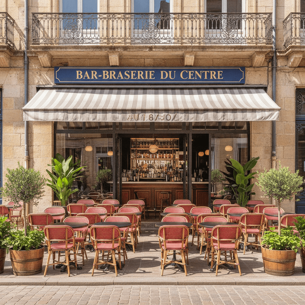 Bar-brasserie 218m² à Rodez : terrasse - licence IV - Image 1