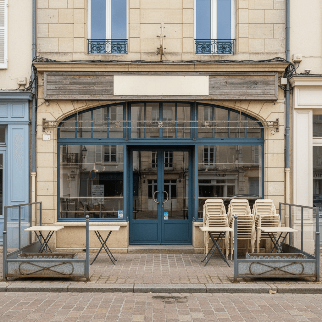 Murs et fonds 70m² à Trouville-sur-Mer : terrasse - Image 1