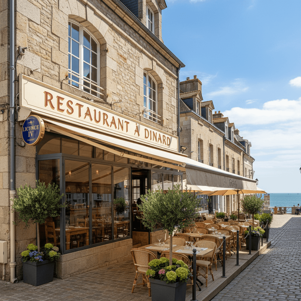 Restaurant à Dinard : terrasse - licence IV - Image 1