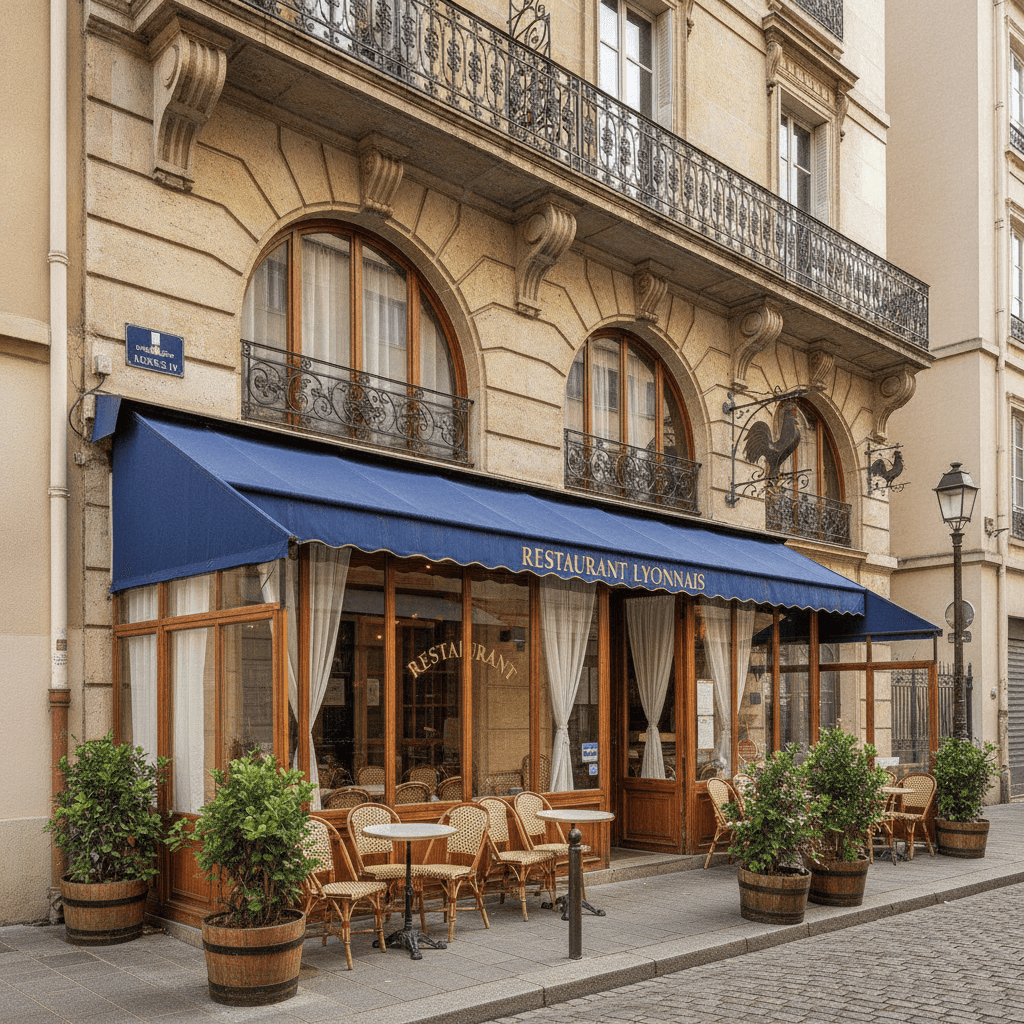 Restaurant à Lyon : terrasse - licence IV
