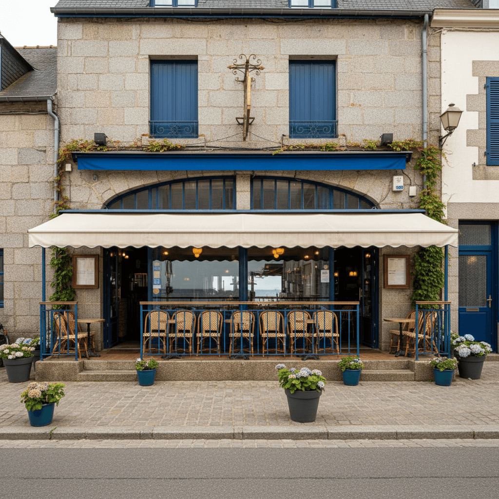 Restaurant à Saint-Malo : terrasse - extraction - Image 1