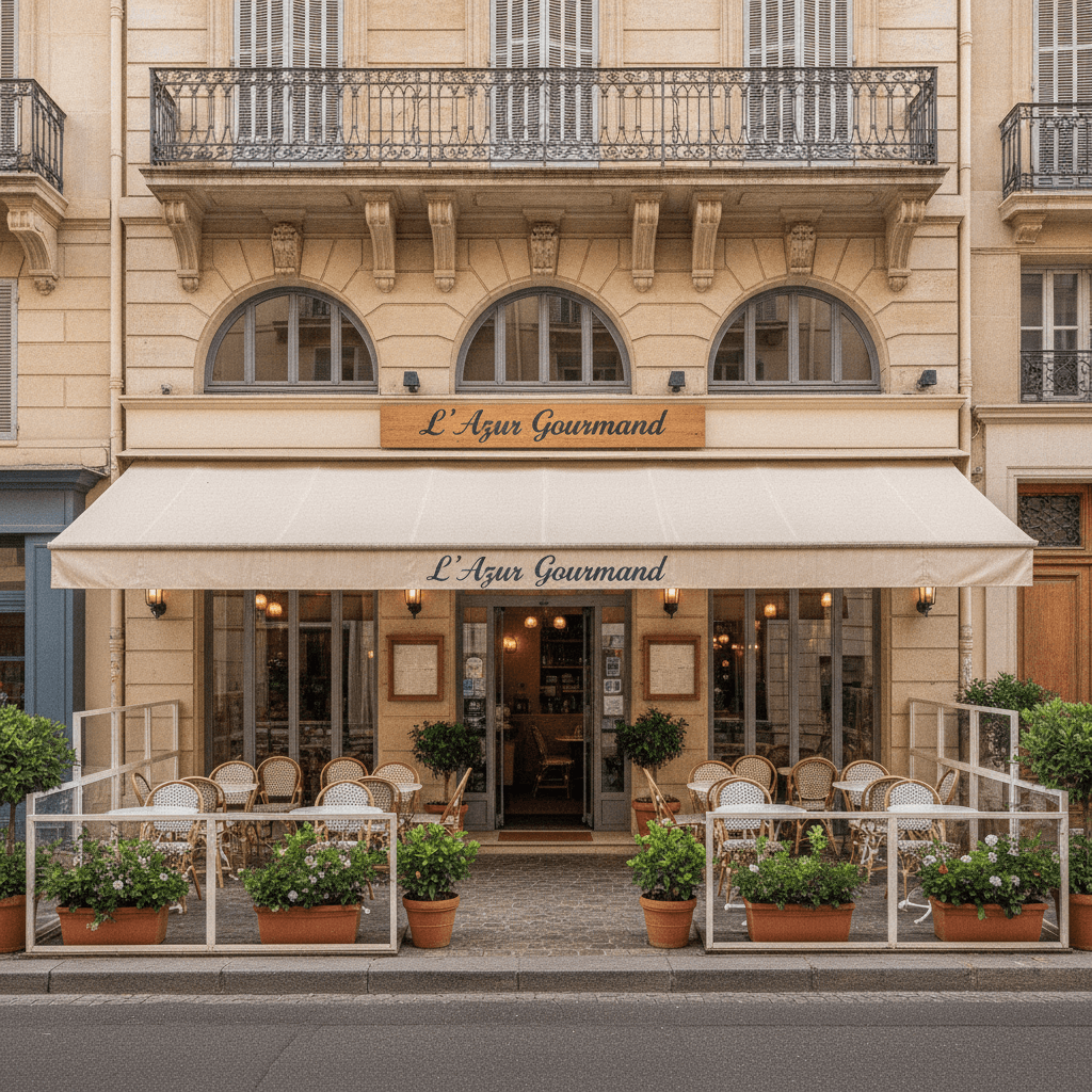 Restaurant 80m² à Nice : terrasse - licence IV